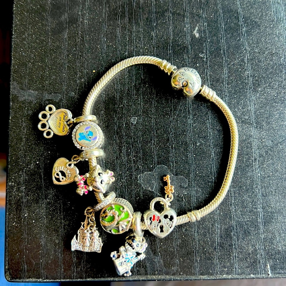 Pandora most Disney charm bracelet